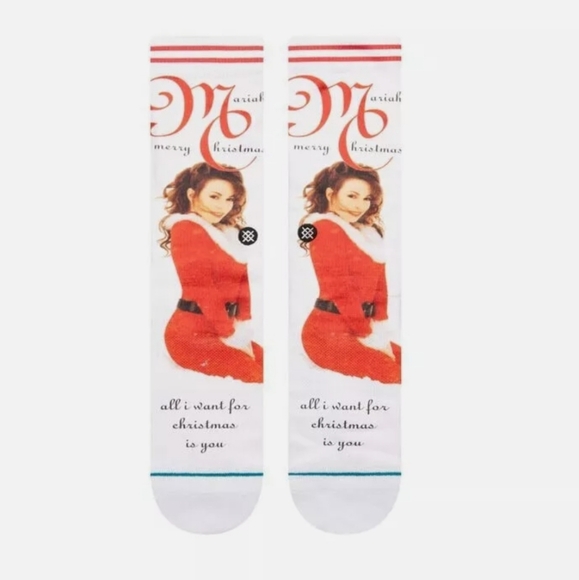 NWT Unisex Mariah Carey "Make My Wish Come True" Stance Crew Socks - Picture 2 of 7